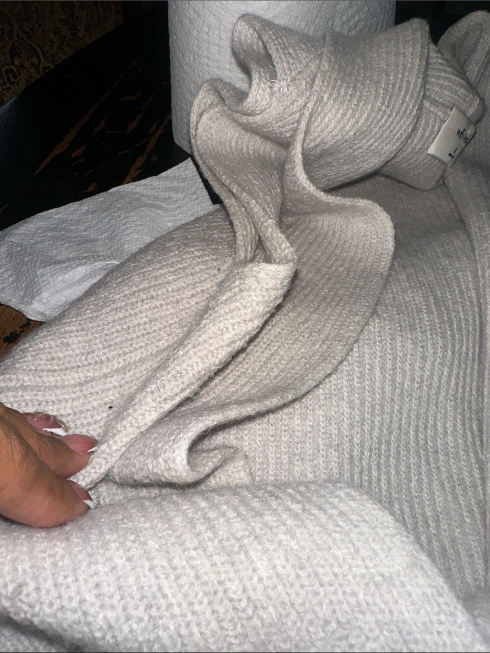 Wilfred  Ribbed Open-Front Cardigan - Picture 6 of 9